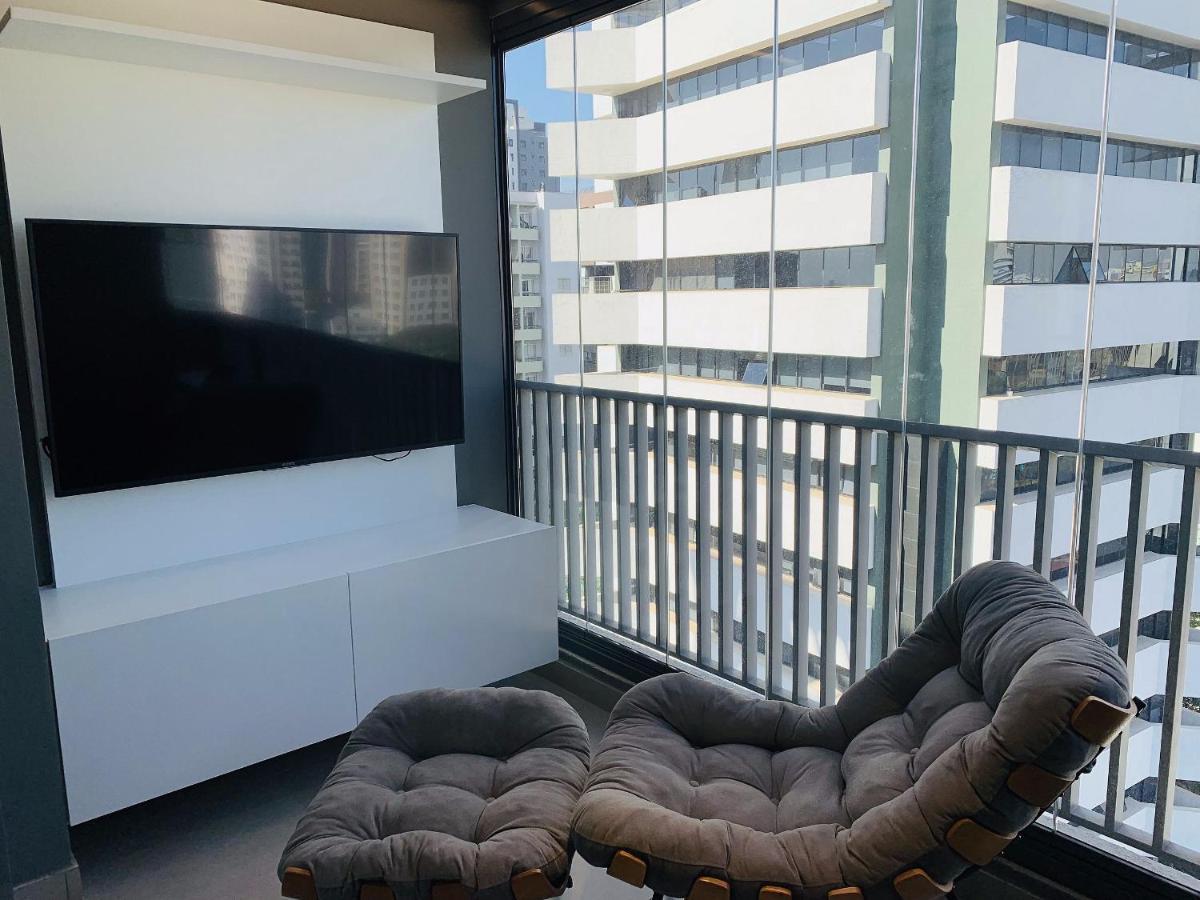 Oasis Urbano: Studio Deslumbrante Com Piscina Na Cobertura By Dabra House- Vn 03 São Paulo Luaran gambar