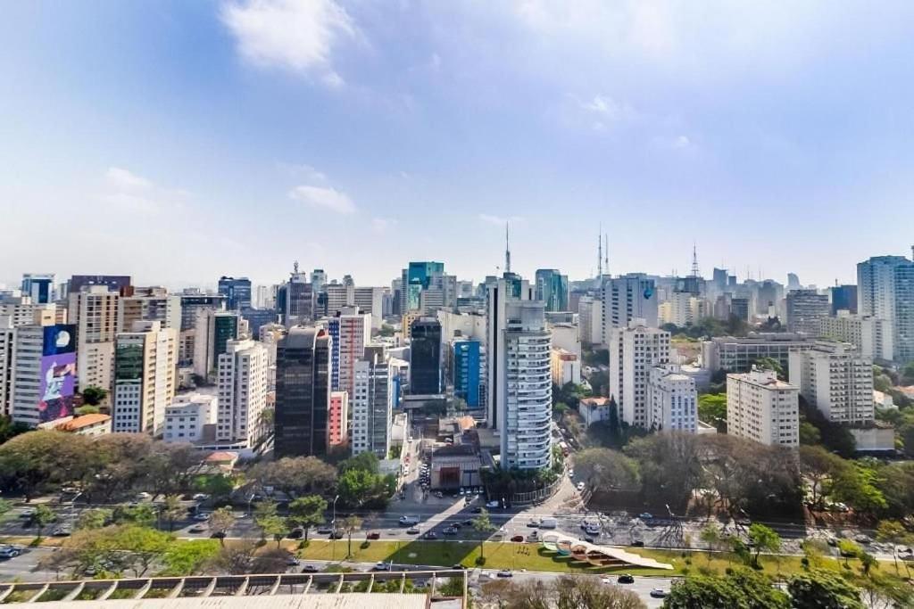Oasis Urbano: Studio Deslumbrante Com Piscina Na Cobertura By Dabra House- Vn 03 São Paulo Luaran gambar